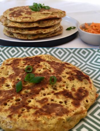 Pancakes de blé noir aux légumes