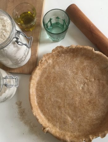 Recette de pâte à tarte maison avec farine complète et sans beurre