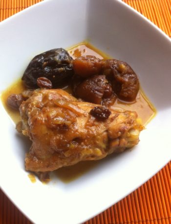 Poulet aux fruits secs