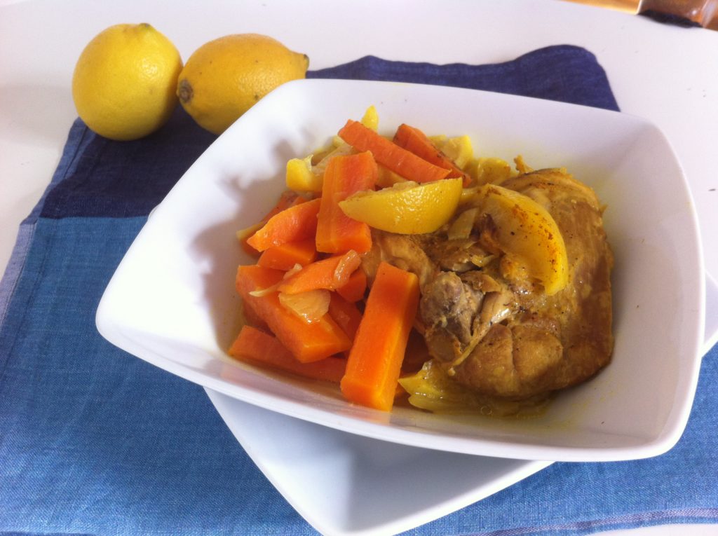 curry de poulet au citron