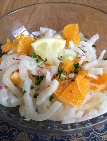 Salade croquante de fenouil à l'orange