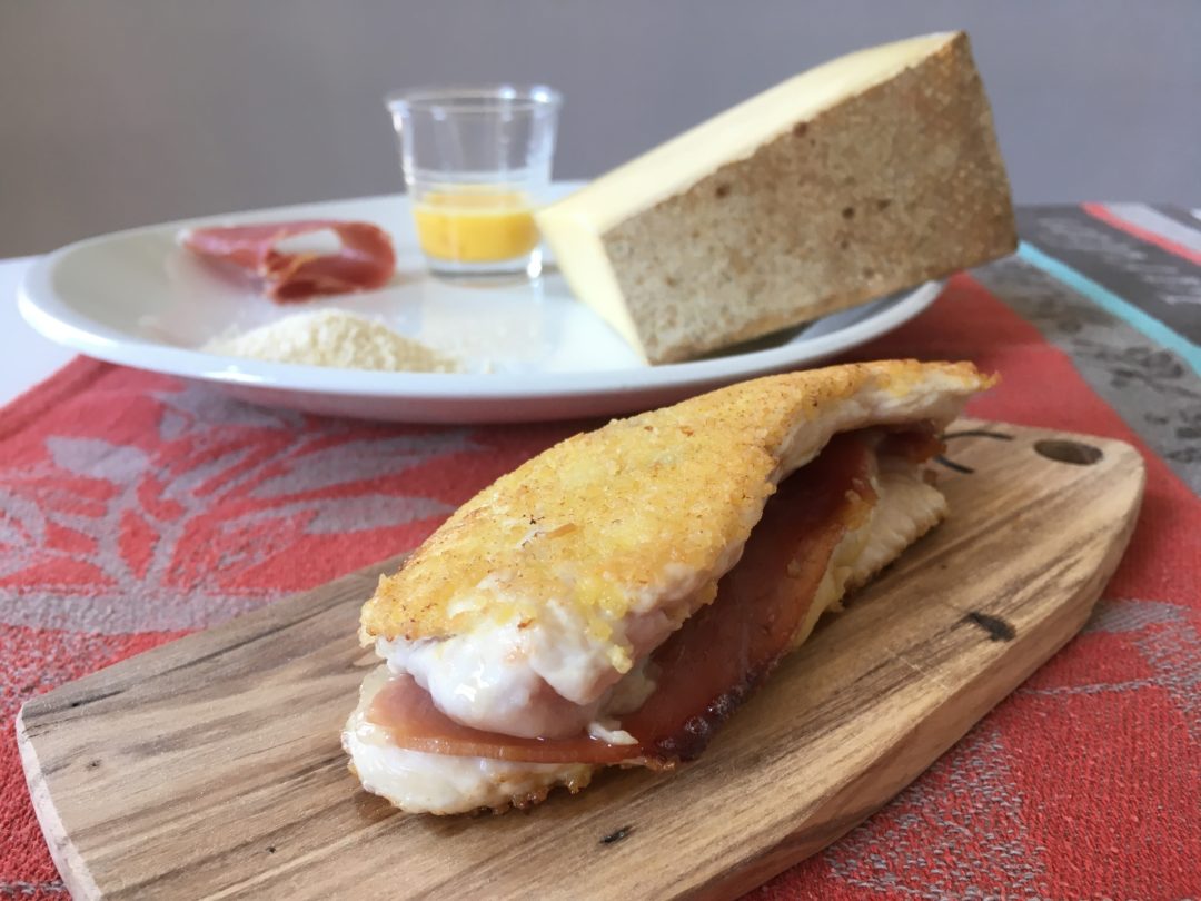 Escalope de volaille façon cordon bleu