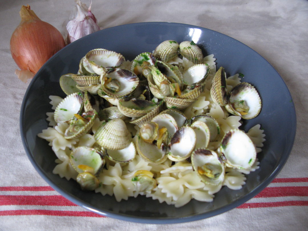 Pâtes aux coques, spaghetti a la vongole