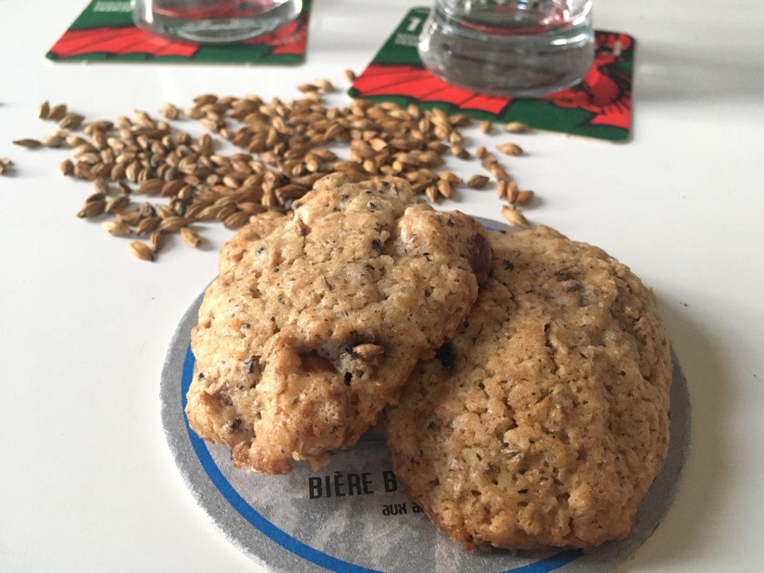 Cookies aux drêches et amandes