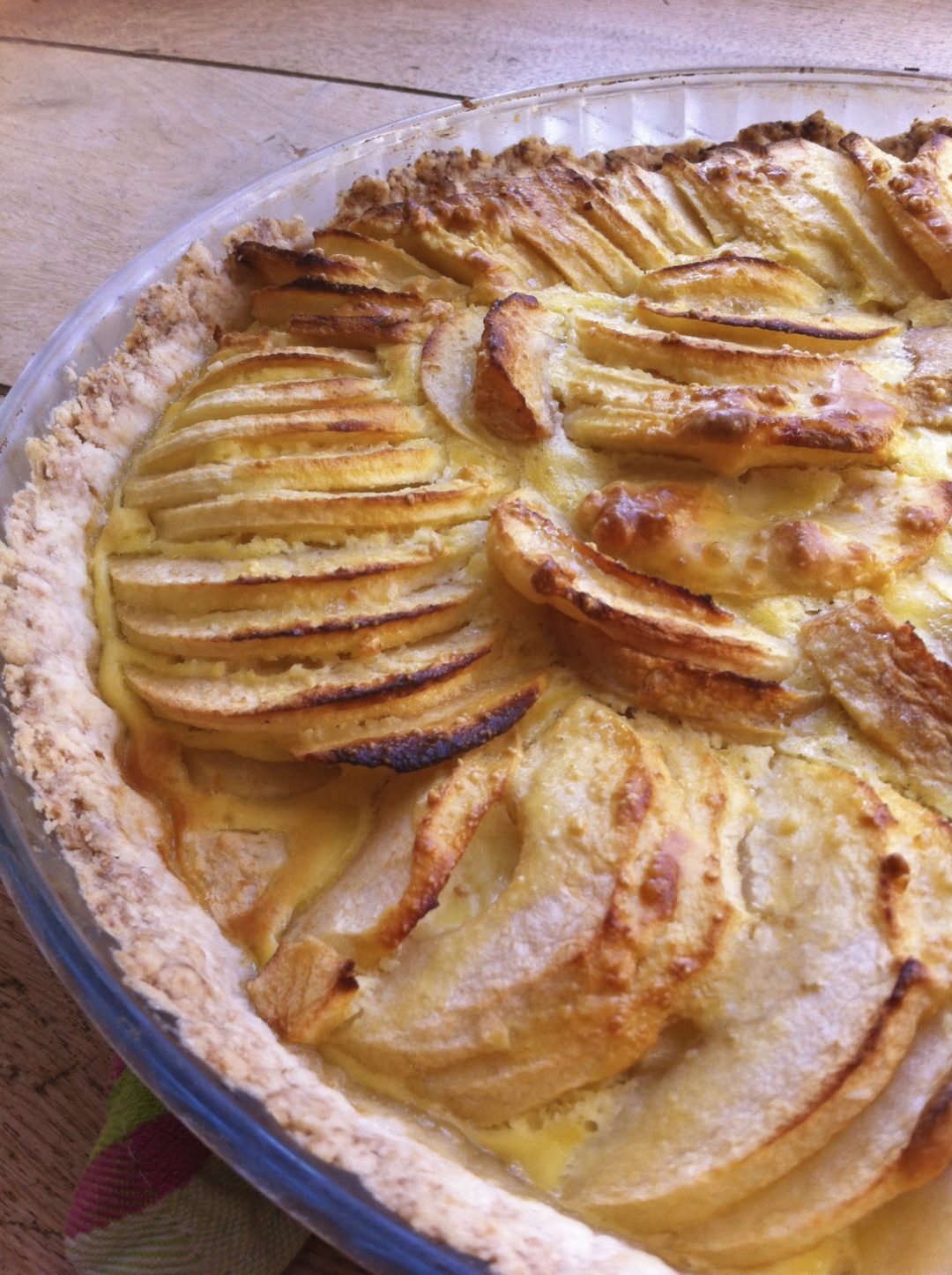 tarte aux pommes et amandes