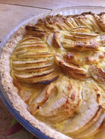 tarte aux pommes et amandes