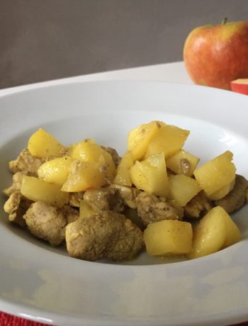 Porc au curry et aux pommes