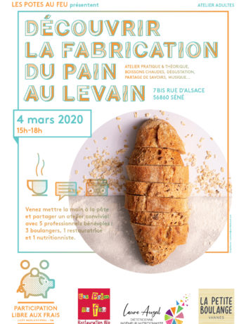 Atelier et animation fabrication de pain au levain