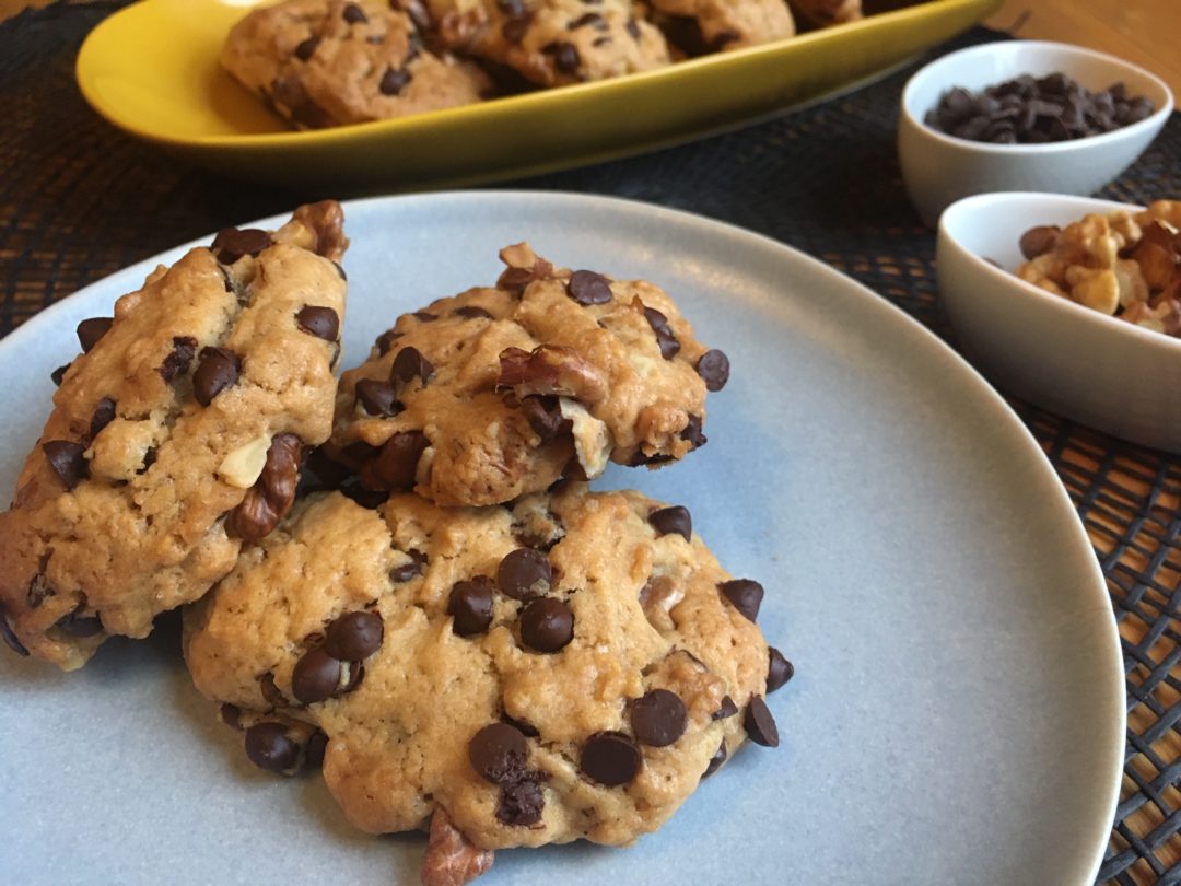 Cookies au chocolat et aux noix