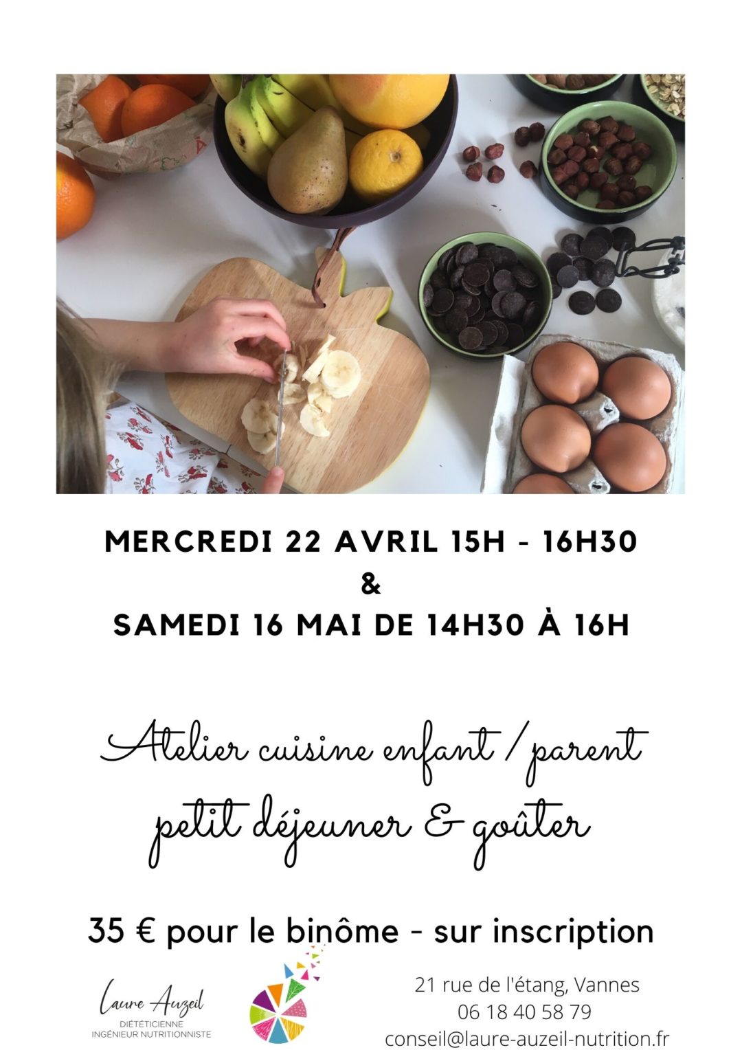 Atelier de cuisine enfant / parent