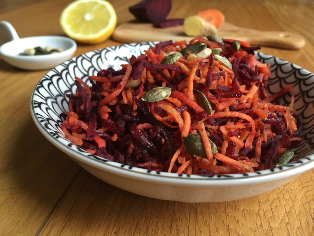 Salade croquante d'hiver au gingembre