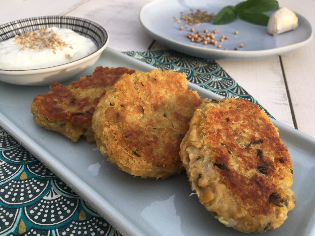 galettes de pois chiches ou falafel