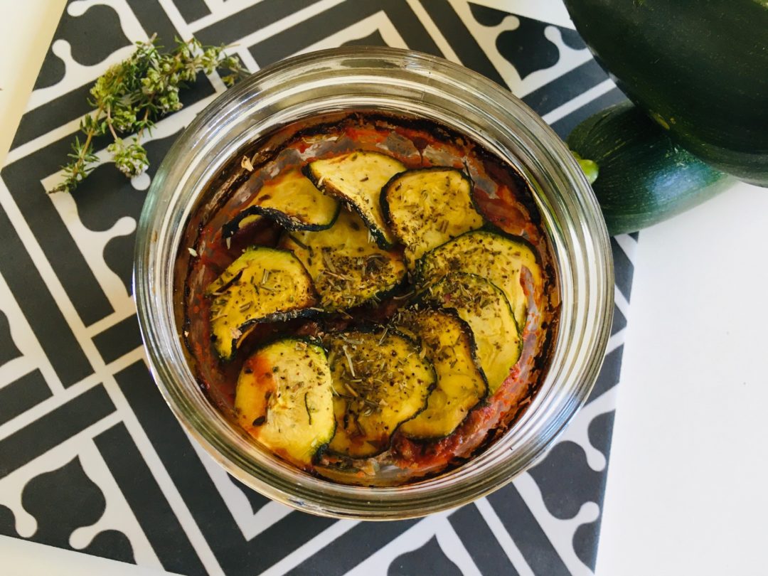 Gratin de courgettes à la bolognaise