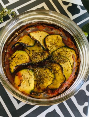 Gratin de courgettes à la bolognaise