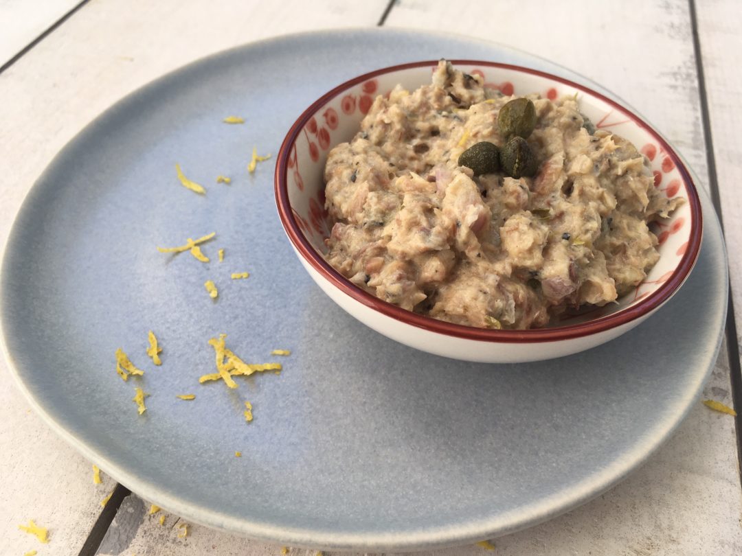 Rillettes de sardines aux câpres et citron