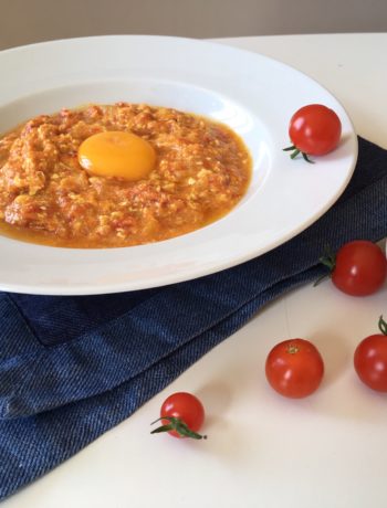 Oeuf miroir aux légumes