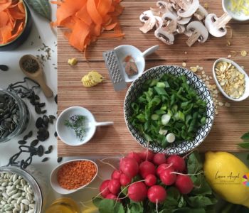 La planche des produits de printemps